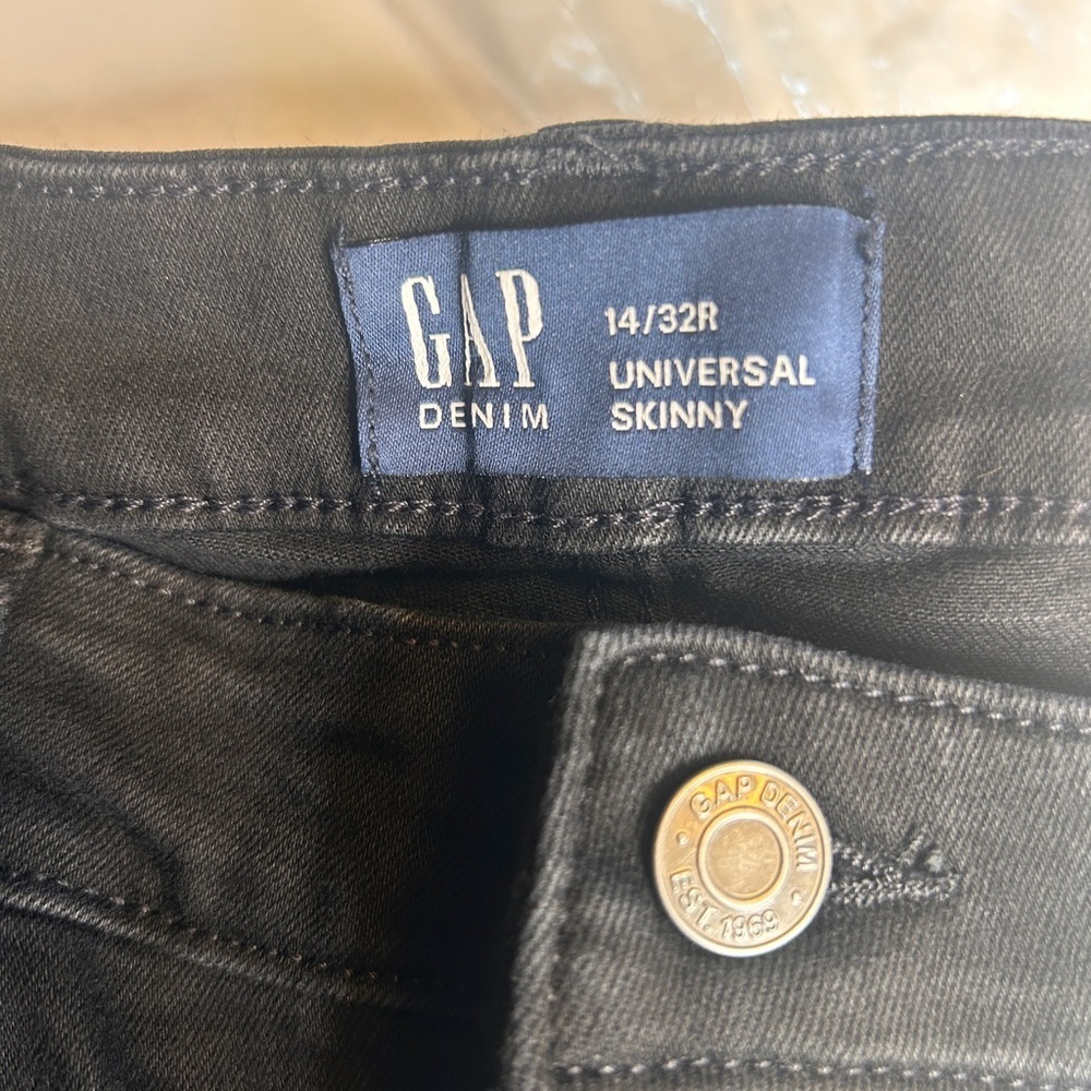 Gap Women’s Black Denim Universal Skinny Jeans Size 14/32R New With Tags - Picture 6 of 12